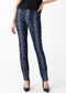 Cobalt Jacquard 30" Thinny Pant With Slits