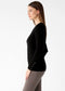 Juliette Fabric 25'' Long Sleeves Sweater With ''v'' Neck