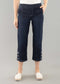 Bonaire Denim 24'' Crop Wide Leg Pant Snapped Leg