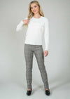 Feline Plaid 29" Ankle Pant W/Pockets