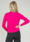 Miranda Fabric 22 1/2" Round Neck Long Sleeves Sweater