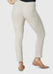 Magical Lycra Solid 28'' Slim Ankle Pant W/ Slits