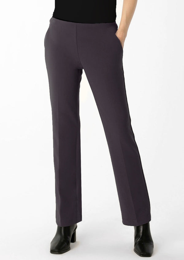 Jolie Crepe Fabric 30" Wide Leg Pant W/ Pockets