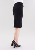 Hollywood Fabric 25'' Skirt With 2 Front Slits