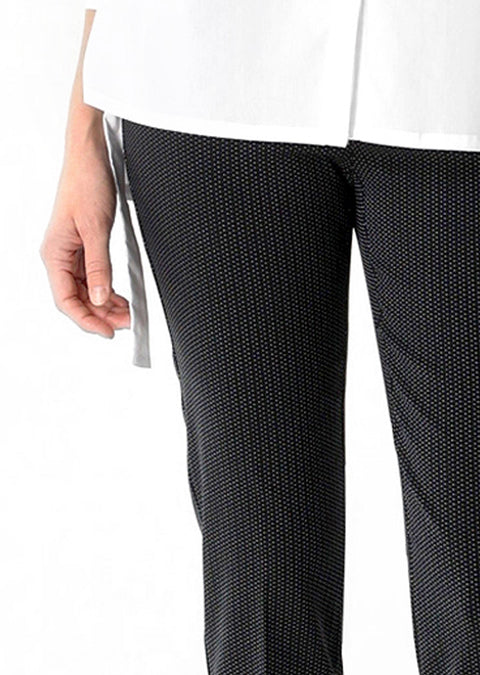 Pantalon droit 31" en jacquard Sulby